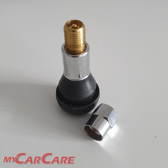 Chrome Valve and Dust Cap - TR413 (20mm) - Image 6